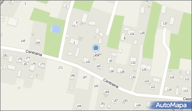 Laskówka Chorąska, Centralna, 140a, mapa Laskówka Chorąska