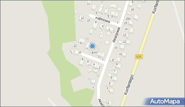 Mikołów, Cedrowa, 5, mapa Mikołów