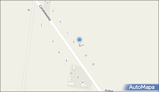 Mleczków, Cerekiewska, 11, mapa Mleczków