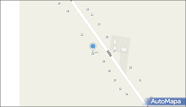 Mleczków, Cerekiewska, 24, mapa Mleczków