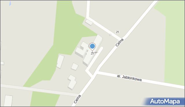 Myślibórz, Celna, 23, mapa Myślibórz