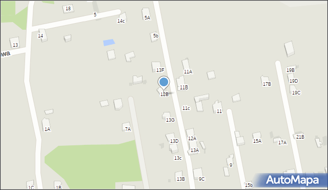 Myszków, Ceramiczna, 12B, mapa Myszków