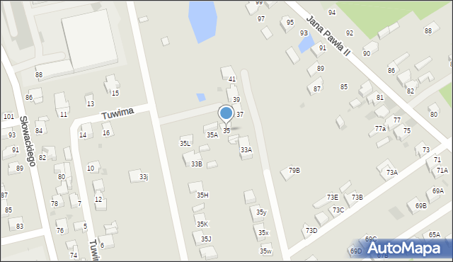 Myszków, Ceramiczna, 35, mapa Myszków