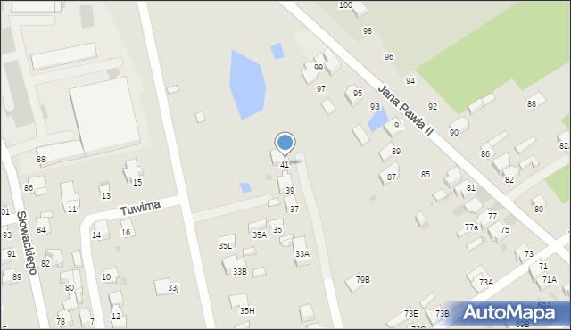 Myszków, Ceramiczna, 41, mapa Myszków