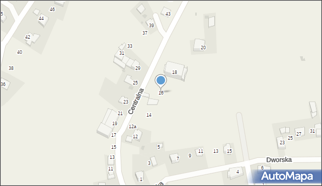 Narama, Centralna, 16, mapa Narama