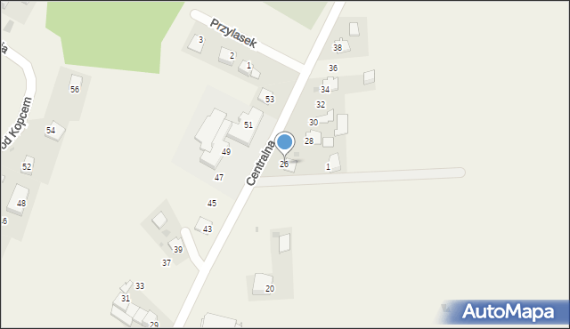 Narama, Centralna, 26, mapa Narama