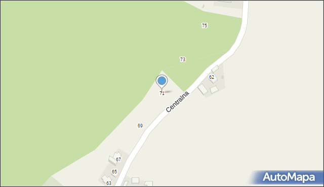 Narama, Centralna, 71, mapa Narama