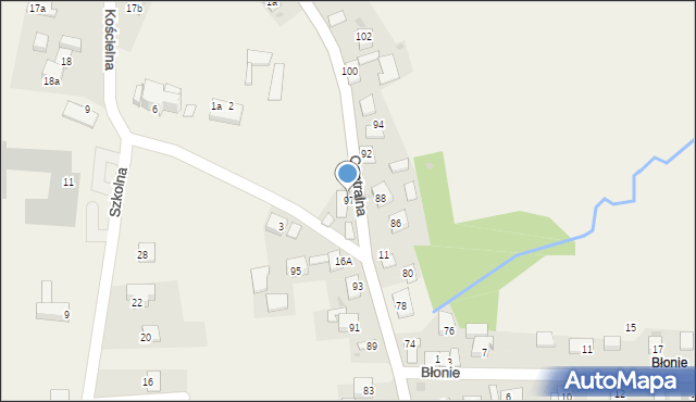 Niedźwiedź, Centralna, 97, mapa Niedźwiedź