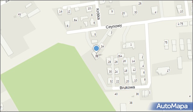 Orle, Ceynowy, 3B, mapa Orle