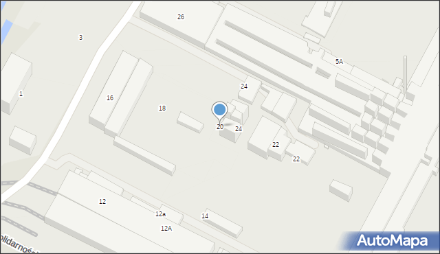 Ostrowiec Świętokrzyski, Centralnego Okręgu Przemysłowego, 20, mapa Ostrowiec Świętokrzyski