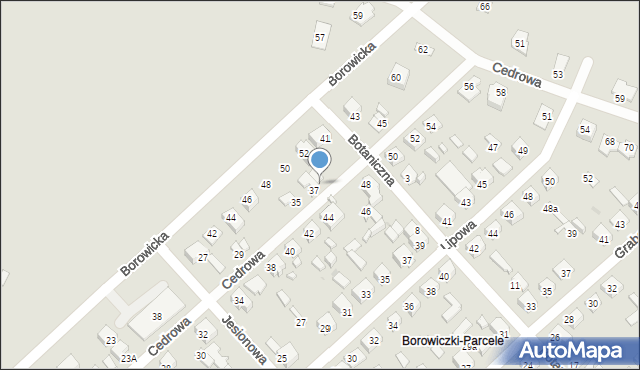 Płock, Cedrowa, 39, mapa Płock