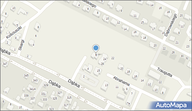 Pogórze, Ceynowy Floriana, dr., 6, mapa Pogórze