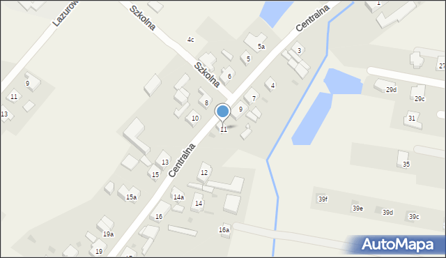 Przęsocin, Centralna, 11, mapa Przęsocin