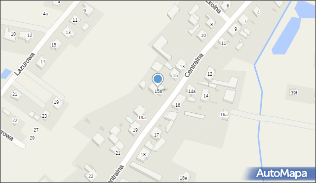 Przęsocin, Centralna, 15a, mapa Przęsocin