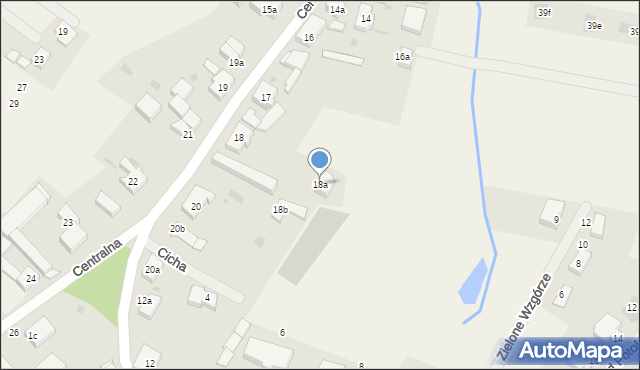Przęsocin, Centralna, 18a, mapa Przęsocin