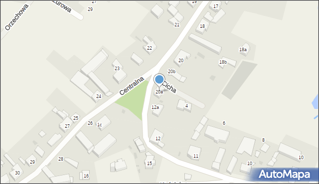 Przęsocin, Centralna, 20a, mapa Przęsocin
