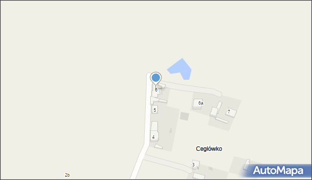 Przybyszów, Cegłówko, 6, mapa Przybyszów