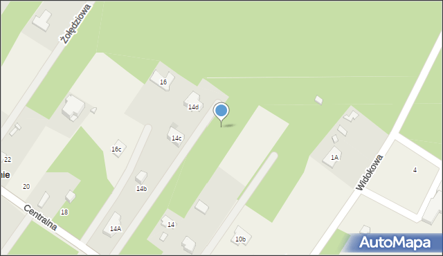 Radonie, Centralna, 14f, mapa Radonie