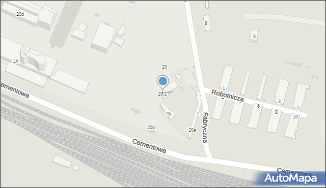 Rejowiec Fabryczny, Cementowa, 20/1, mapa Rejowiec Fabryczny