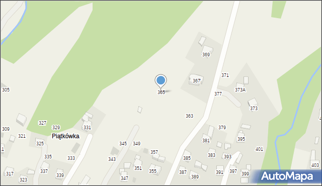 Rudnik, Centralna, 365, mapa Rudnik