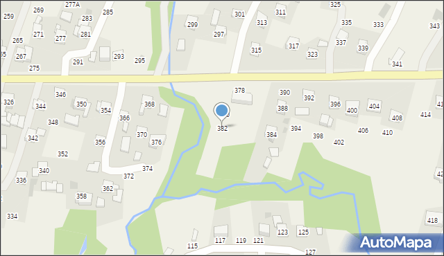 Rudnik, Centralna, 382, mapa Rudnik