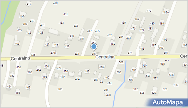 Rudnik, Centralna, 453, mapa Rudnik