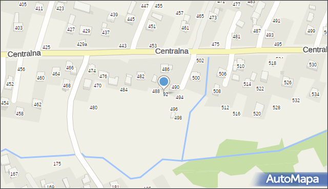 Rudnik, Centralna, 492, mapa Rudnik