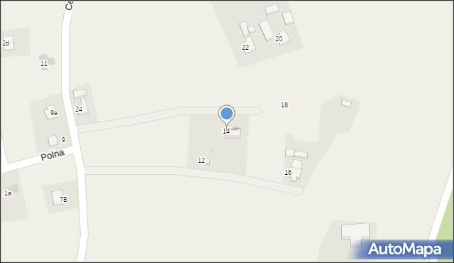 Rudnik, Centralna, 14, mapa Rudnik