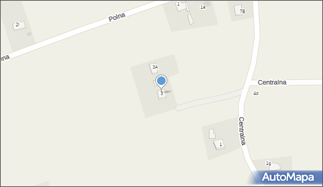 Rudnik, Centralna, 3, mapa Rudnik