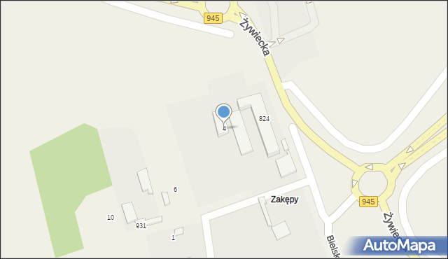 Rybarzowice, Ceglana, 4, mapa Rybarzowice