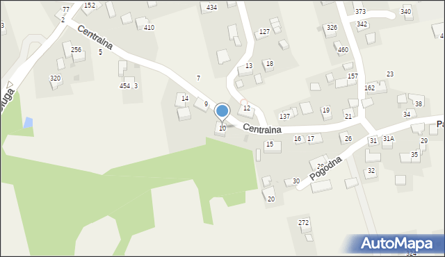 Rzozów, Centralna, 18, mapa Rzozów