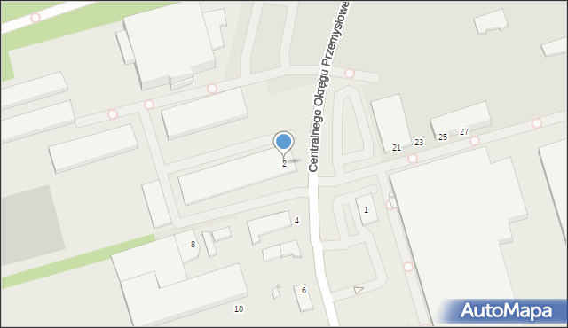 Stalowa Wola, Centralnego Okręgu Przemysłowego, 2, mapa Stalowa Wola