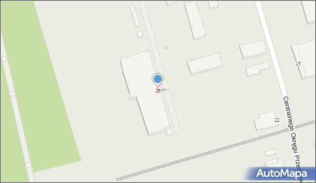 Stalowa Wola, Centralnego Okręgu Przemysłowego, 26, mapa Stalowa Wola