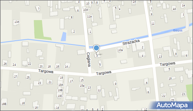 Stanisławów, Ceglana, 3, mapa Stanisławów