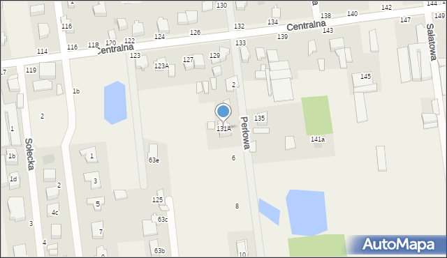 Starowa Góra, Centralna, 131A, mapa Starowa Góra