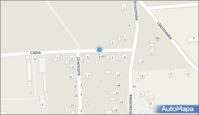 Strzelce Opolskie, Celna, 3, mapa Strzelce Opolskie