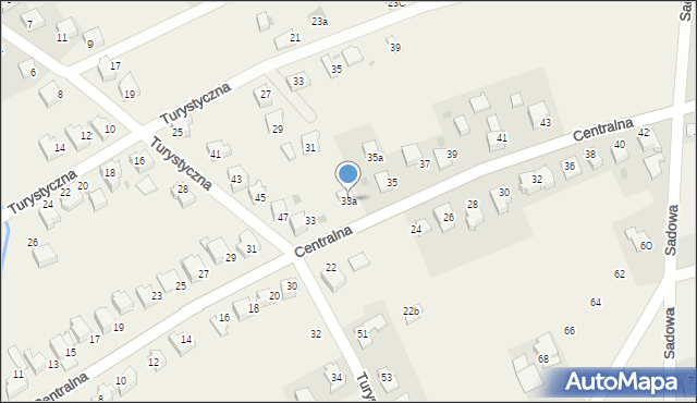 Sułkowice, Centralna, 33a, mapa Sułkowice