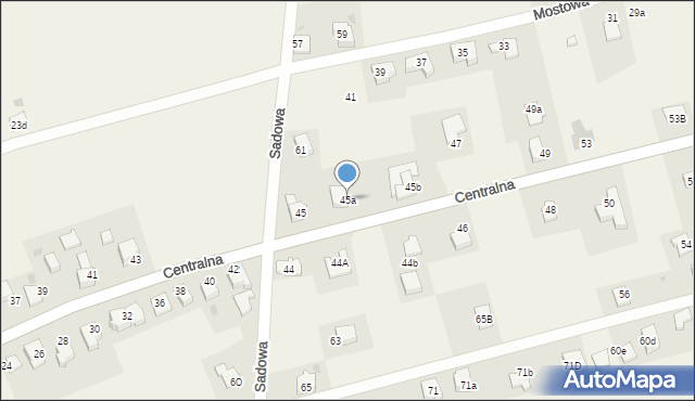 Sułkowice, Centralna, 45a, mapa Sułkowice