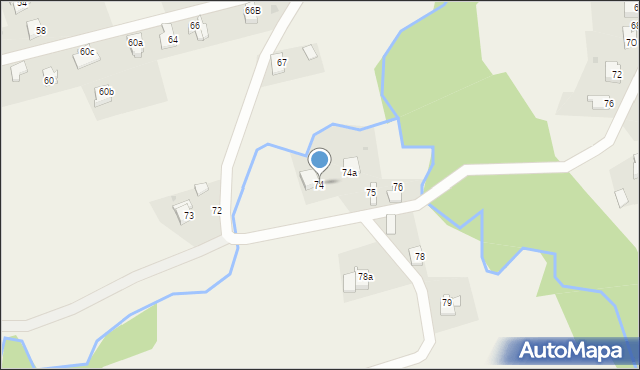 Sułkowice, Centralna, 74, mapa Sułkowice