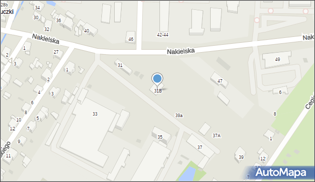 Tarnowskie Góry, Cegielniana, 31B, mapa Tarnowskie Góry