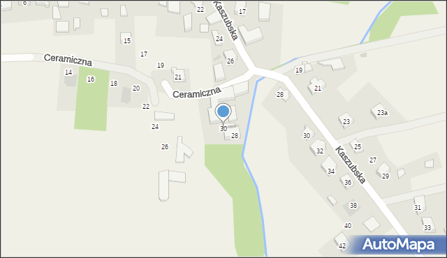 Werblinia, Ceramiczna, 30, mapa Werblinia