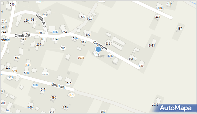 Wieprz, Centrum, 511a, mapa Wieprz