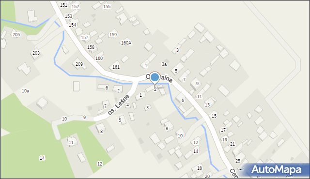 Wokowice, Centralna, 2, mapa Wokowice