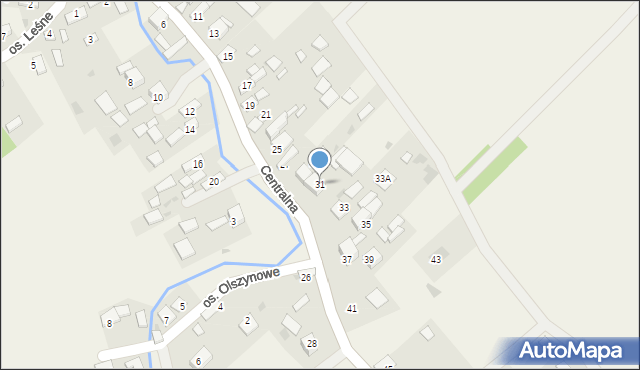 Wokowice, Centralna, 31, mapa Wokowice