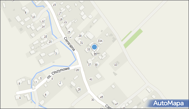 Wokowice, Centralna, 35, mapa Wokowice