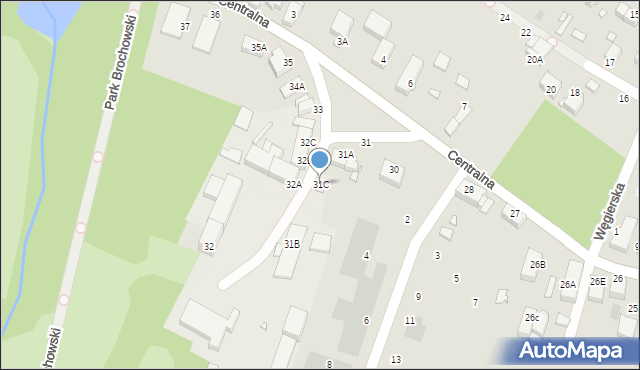 Wrocław, Centralna, 31C, mapa Wrocławia