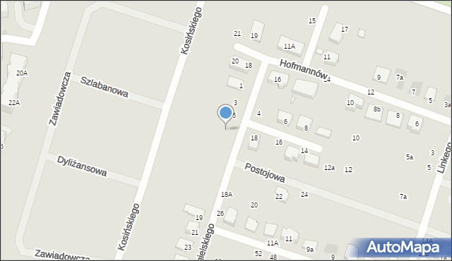 Wrocław, Cegielskiego Hipolita, 9, mapa Wrocławia