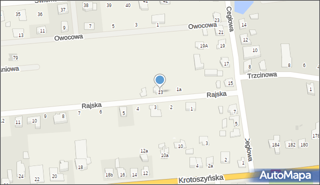 Zacharzew, Cegłowa, 13, mapa Zacharzew