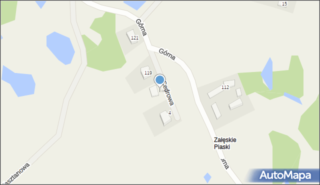 Załęże, Cedrowa, 2, mapa Załęże