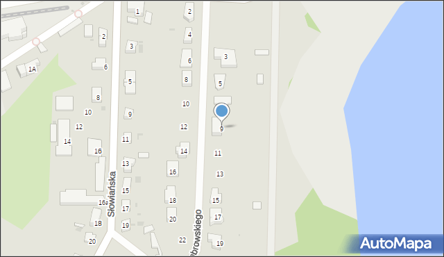 Żarów, Cembrowskiego Mariana, ks., 9, mapa Żarów